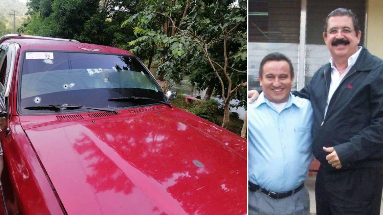 Más de una docena de disparos tiene el vehículo de Manuel Menjívar, subdirector del Instituto Nacional de Formación Profesional (Infop), quien hoy fue asesinado.