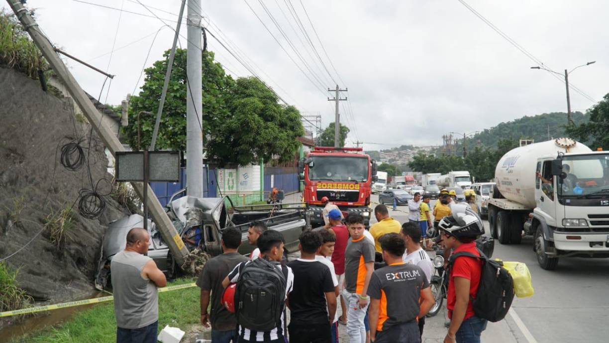 Impacto mortal: conductor causa su propia muerte en Choloma