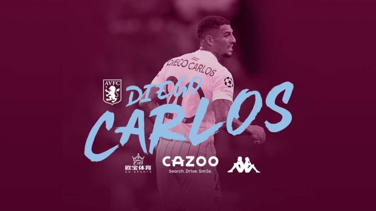 Diego Carlos - El Sevilla anunció un “principio de acuerdo” para la venta del defensa brasileño al Aston Villa, club con el que los dirigentes andaluces estaban negociando a través de su agente y por el que firmará un contrato de tres temporadas. Aunque no han trascendido las cifras de la operación, diversos informadores especialistas en el mercado han señalado que el traspaso se ha cerrado entre 31 y 35 millones de euros.