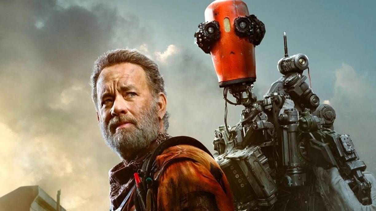 FinchUna película de ciencia ficción en la que Tom Hanks interpreta a un inventor que construye un robot para cuidar a su perro en un mundo postapocalíptico.
