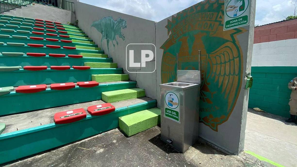 La zona de las graderías del estadio Yankel Rosenthal donde se sentarán los aficionados para los partidos del Premundial Sub-20.