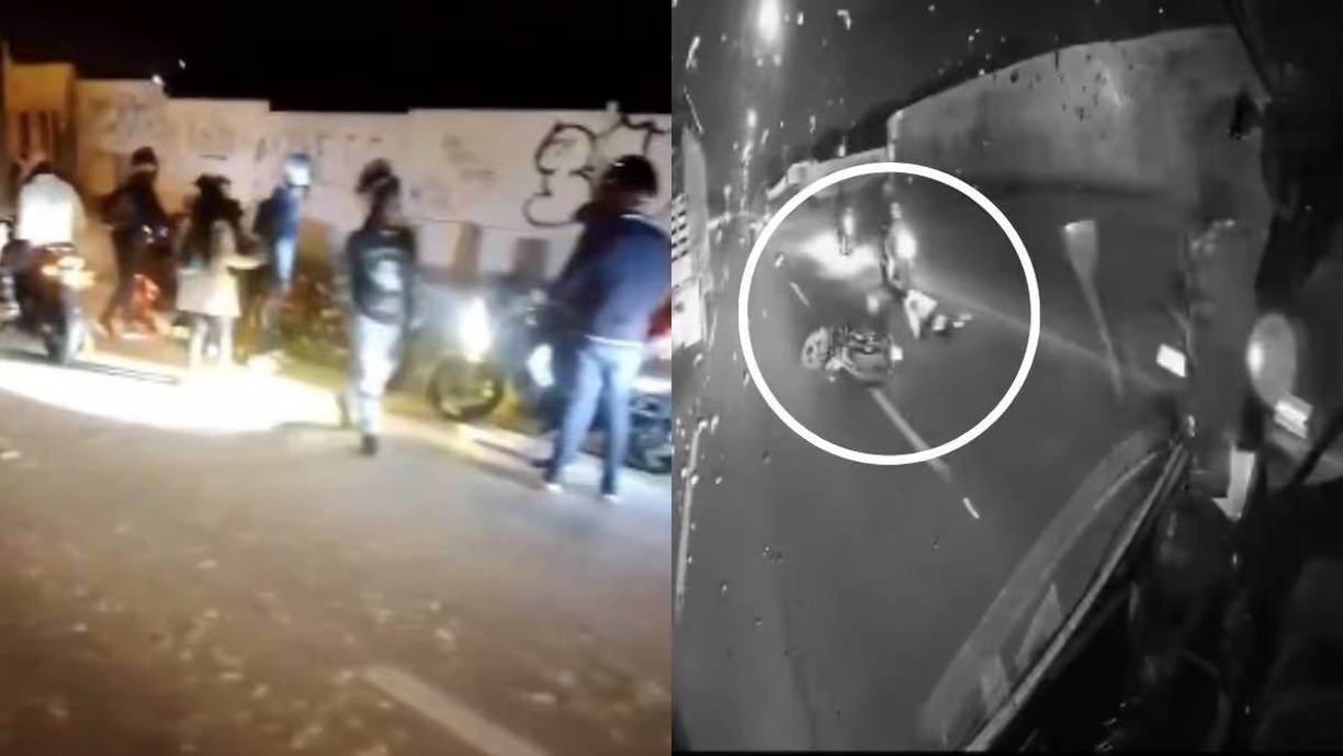 Karen Martínez, de 20 años, había salido de trabajar junto a su novio y unos amigos. “Iban en dos motos por el carril lento cuando, de pronto, pasaron unas motos a gran velocidad. Una la hizo caer y las que iban atrás pasaron por encima de ella y me la mataron”, relató su padre a Noticias Caracol.