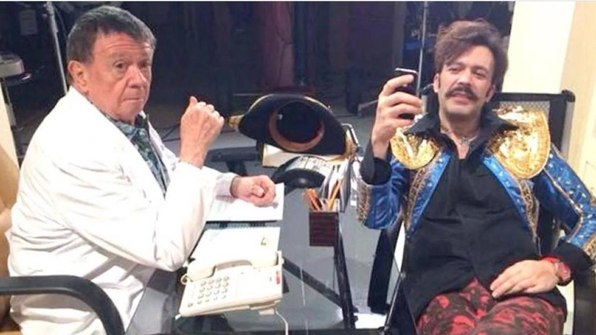 Chabelo y su otro hijo Juan Gabriel López Miranda.