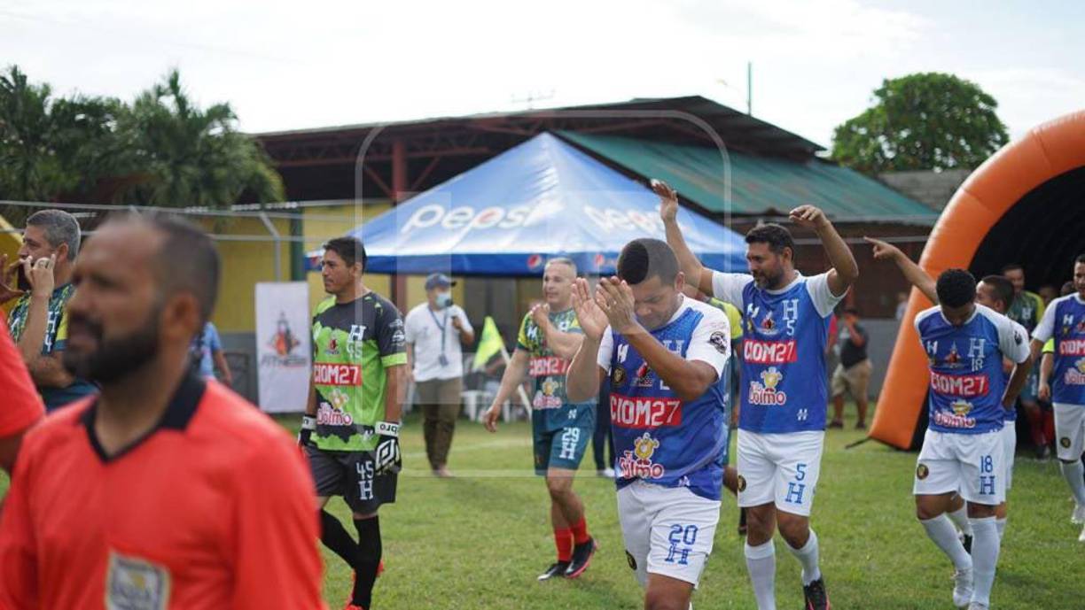 Fotos: Leyendas de Honduras llevan alegría a la ciudad de El Progreso y se roban el show