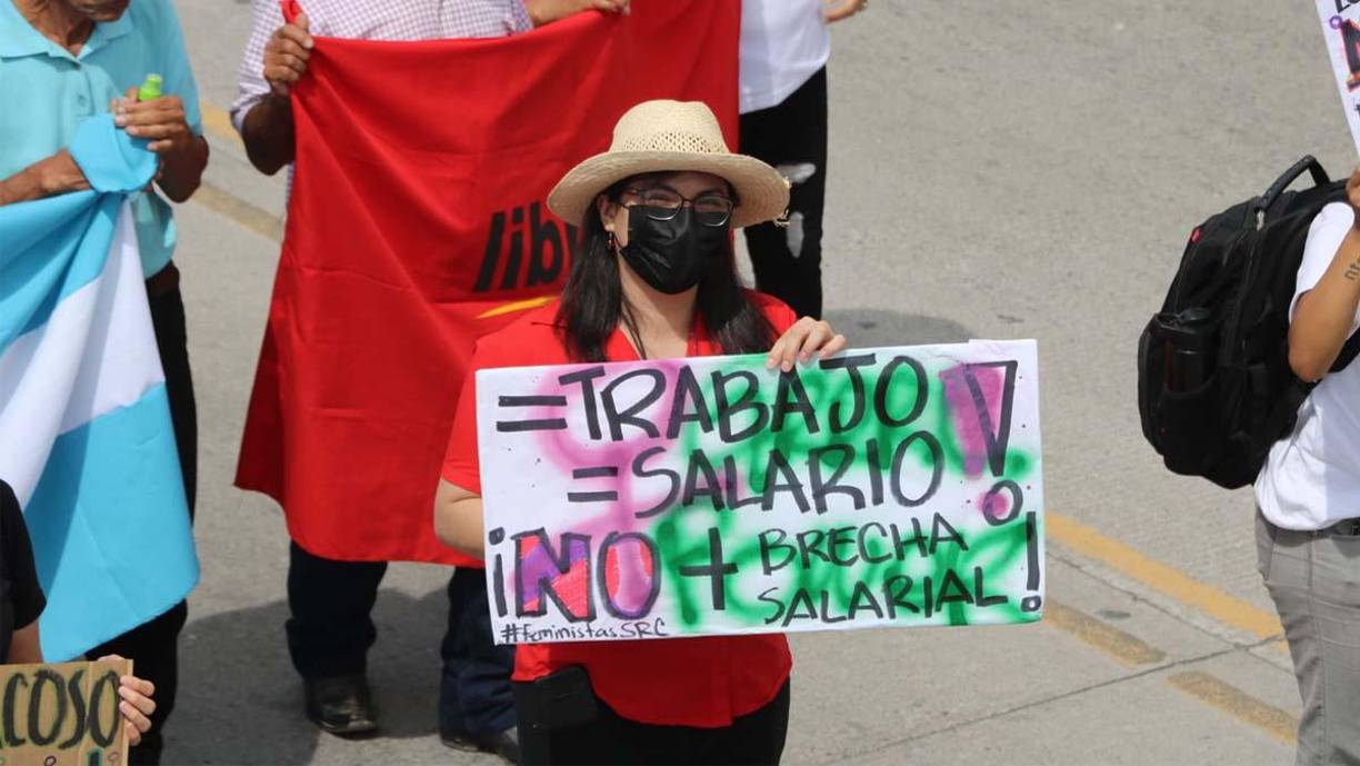 Hondureños se movilizan para conmemorar el Día del Trabajador