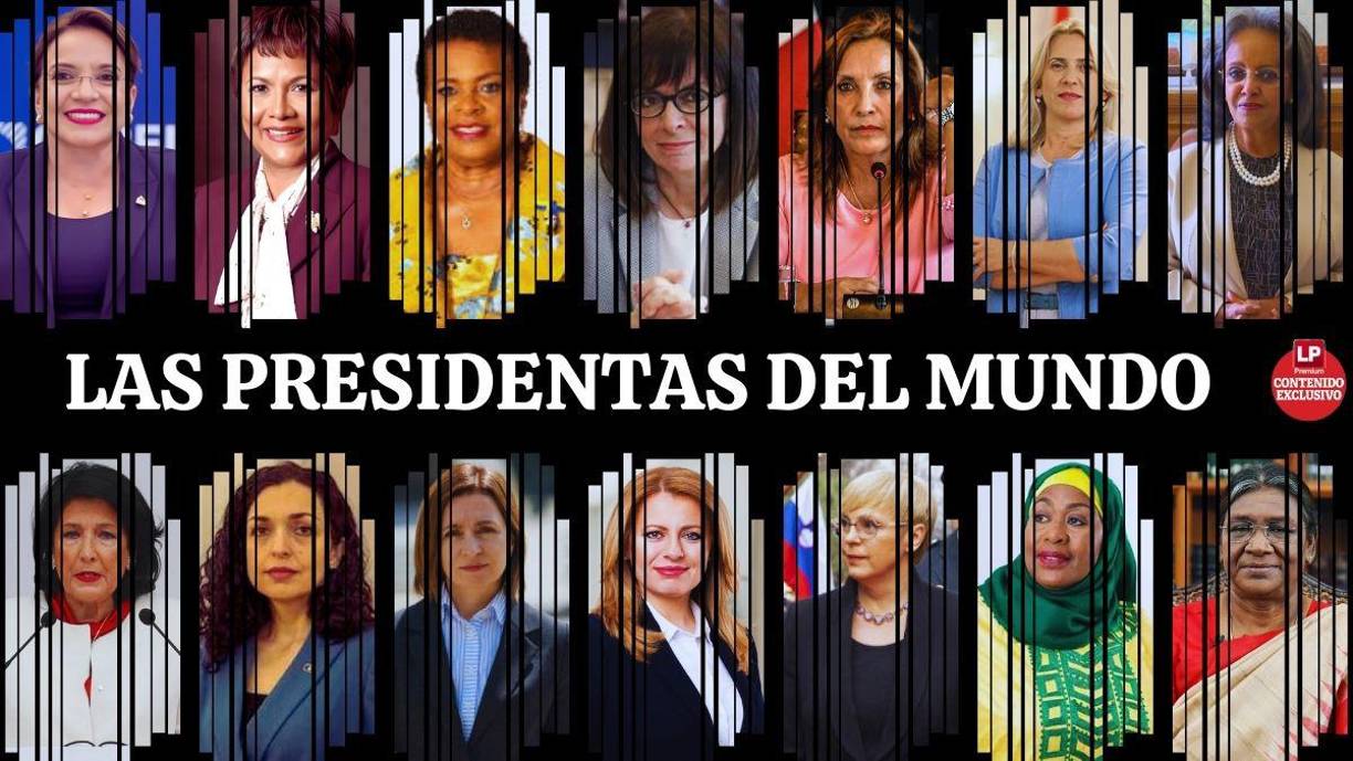 <b>En la actualidad, 14 mujeres ostentan el cargo de jefas de Estado en el mundo. Este domingo, México podría hacer historia al elegir a la primera presidenta de un país con arraigadas tradiciones machistas. De acuerdo al informe </b><i><b>Liderazgo y participación política de las mujeres de la ONU (Enero 2024), “a</b></i><b>l ritmo actual, la igualdad de género en las más altas esferas de decisión no se logrará por otros 130 años”. Hay 193 estados soberanos en el orbe.</b>
