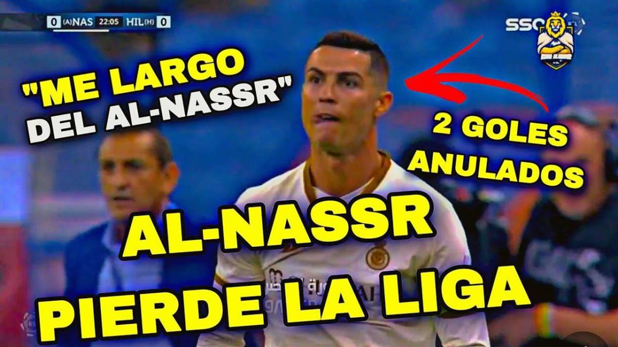 Memes destrozan a Cristiano tras nuevo fracaso con el Al Nassr