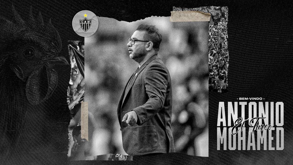 El Atlético Mineiro, que en 2021 conquistó los títulos del Campeonato Brasileño y de la Copa do Brasil, anunció la contratación del argentino Antonio ‘Turco’ Mohamed, con amplia experiencia en el futbol mexicano, como su nuevo técnico en sustitución de Alexi Stival “Cuca”.
