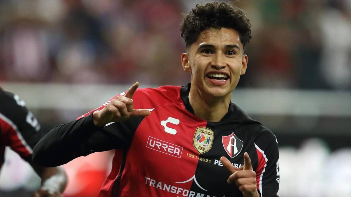 Jeremy Márquez - El joven futbolista debutó en el 2020 del Atlas cuesta 4 millones de euros.