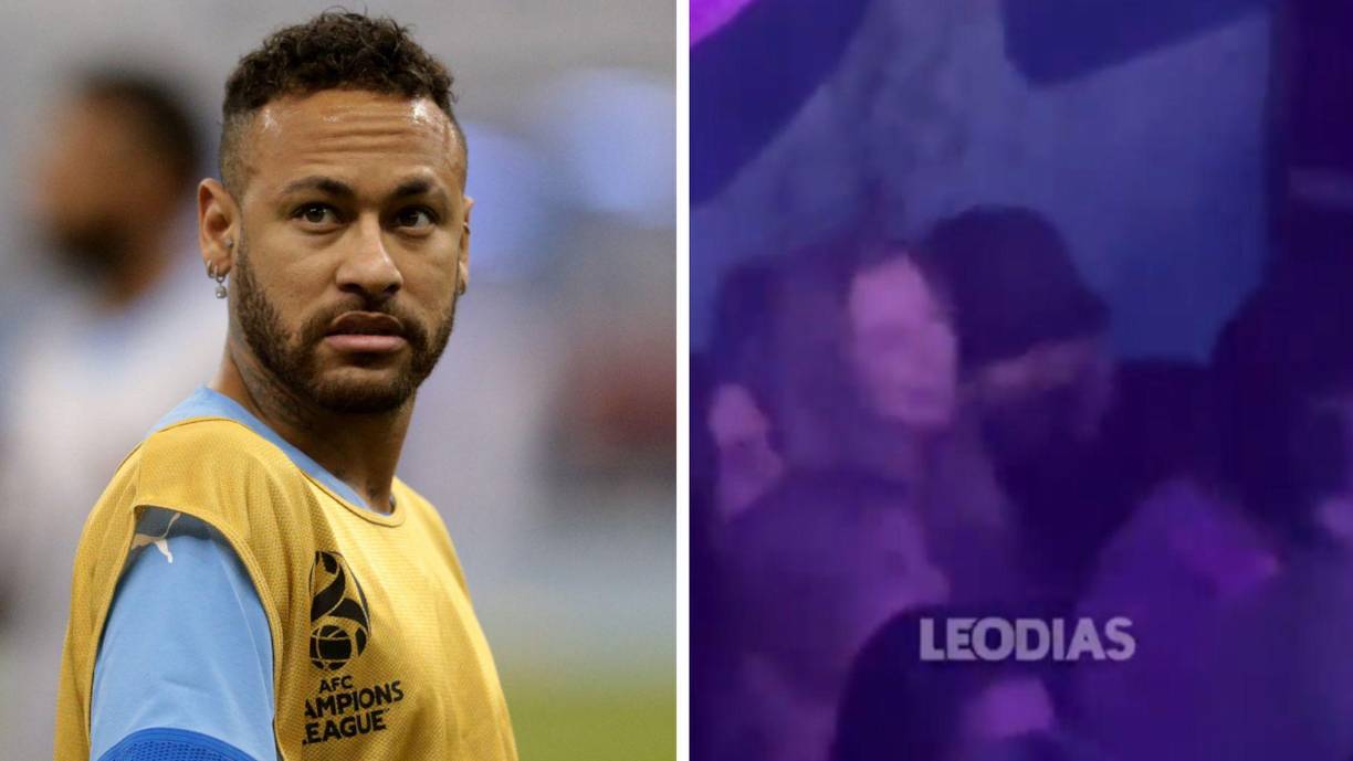 Durante las últimas semanas, el delantero brasileño del Al Hilal fue captado con dos mujeres, una rubia y otra morena, en una fiesta de Barcelona.