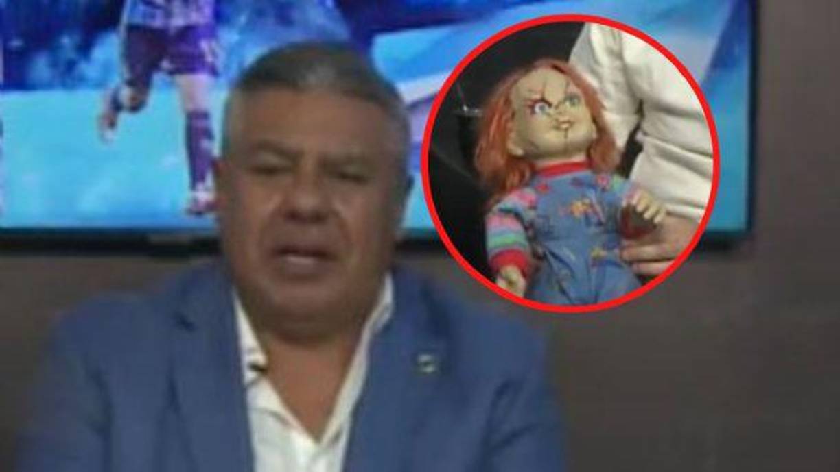 El muñeco Chucky se ha transformado en una <b>cábala para la Selección Argentina desde hace un par de años</b> y el propio <b>Claudio Tapia</b>, presidente de AFA, explicó su presencia en el Twitch de AFA Estudio.