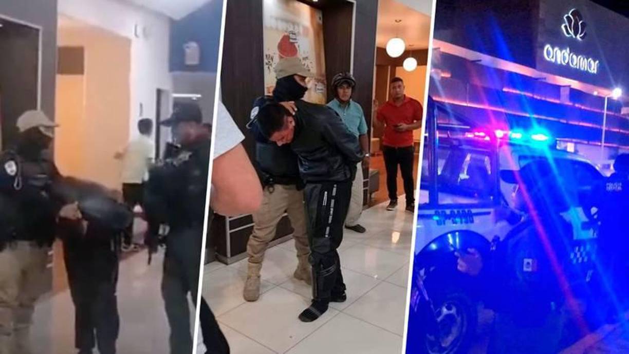 A través de redes sociales se pudo ver a personas corriendo para alejarse del peligro en la zona de cines