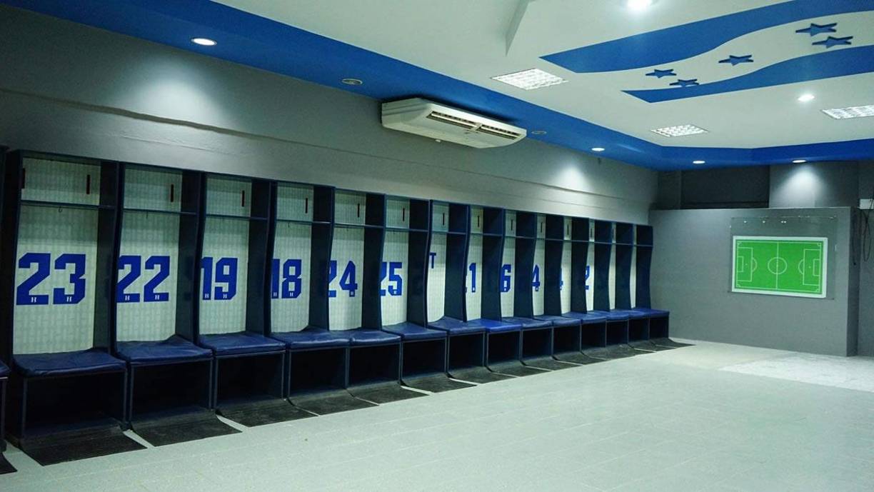 Los camerinos fueron limpidaos, los desinfectaron y climatizaron