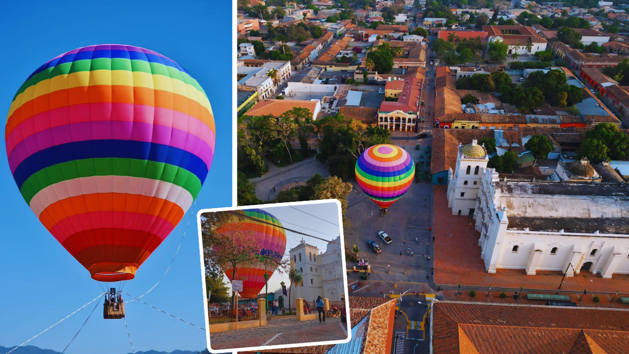 Sin duda, el globo aerostático de la empresa turística Tours Travel Julie ofrece una experiencia sin igual. Ellos han anunciado que del 25 al 31 de marzo llevarán su imponente y colorido globo al Rancho Sofía y al Laberinto de Cipreses para disfrutar de impresionantes amaneceres. Puede contactarlos al 9334-7544