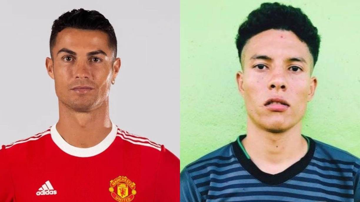 El catracho asegura que su mayor parecido con CR7 está en su sonrisa y en su mirada.