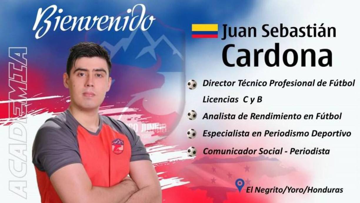 Juan Cardona - El colombiano dirigirá la Academia del Atlético Junior. 
