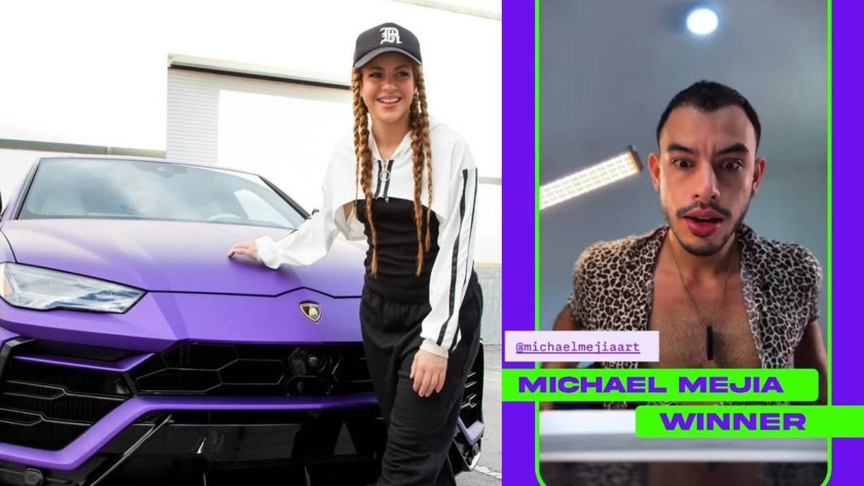 Shakira terminó su participación con un mensaje de felicitación y reconocimiento a Michael: “Nos has conquistado con el video, así que te llevas mi Lambo, estoy feliz de que seas tú (...) Me ha conmovido tu historia, sé qué has pasado momentos muy difíciles como un divorcio y créeme que entiendo por lo que estás pasando”.