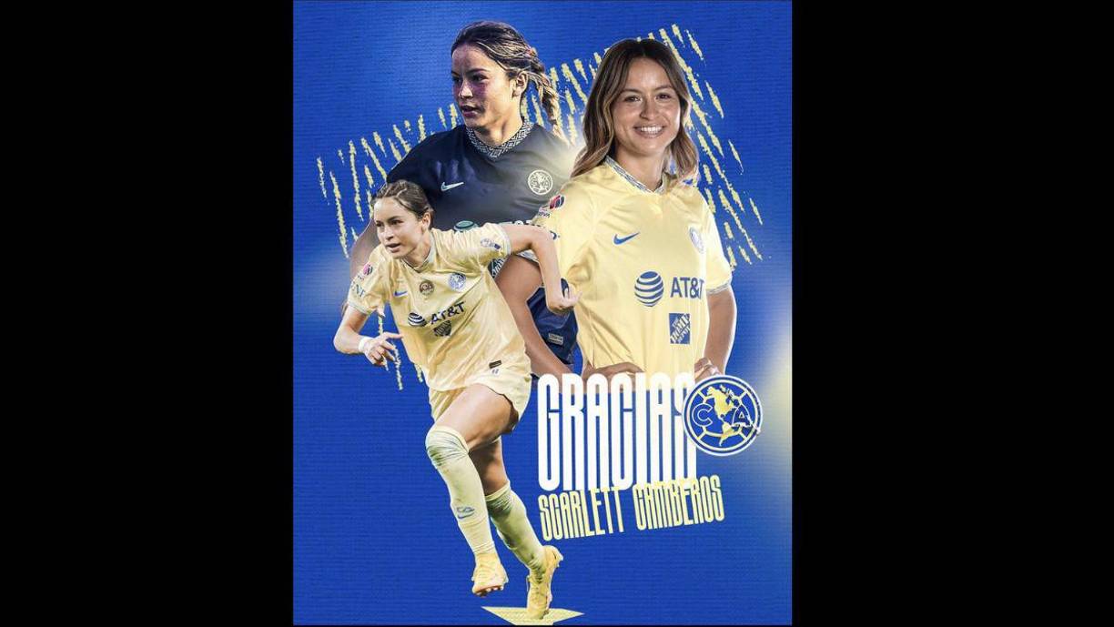 A través de sus redes sociales, el Club América le agradeció a la ex capitana del equipo deseándole el mayor de sus éxitos en su carrera profesional.