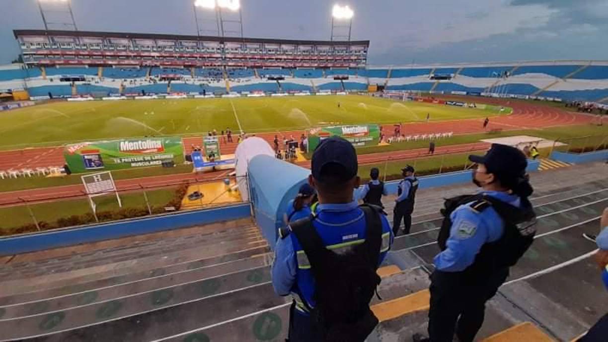 Una foto del estadio Olímpico media hora antes del inicio del partido.