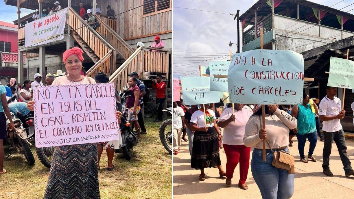 “Necesitamos construcción de escuelas, hay escuelas que están en pésimas con sus condiciones, su infraestructura, o sea, es ilógico venir, pretender traer una cárcel cuando no nos han traído lo que nosotros realmente merecemos”.