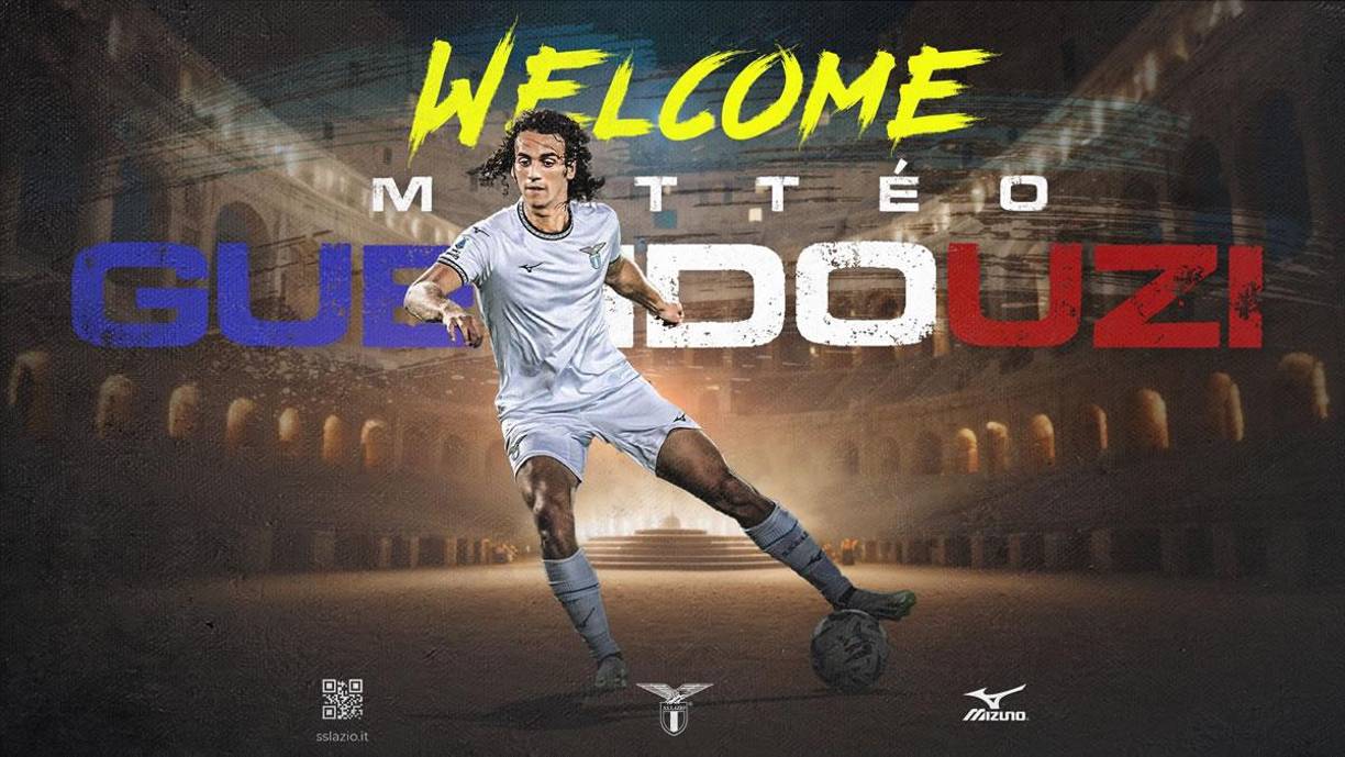 El centrocampista francés Matteo Guendouzi es nuevo jugador de la Lazio, donde llega a préstamo procedennte del Olympique de Marsella.