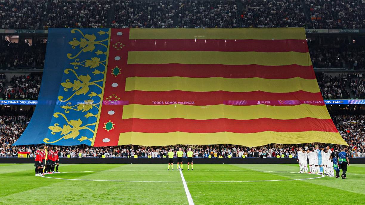 Mismo escenario que le rindió homenaje a las a las víctimas de la DANA en Valencia.