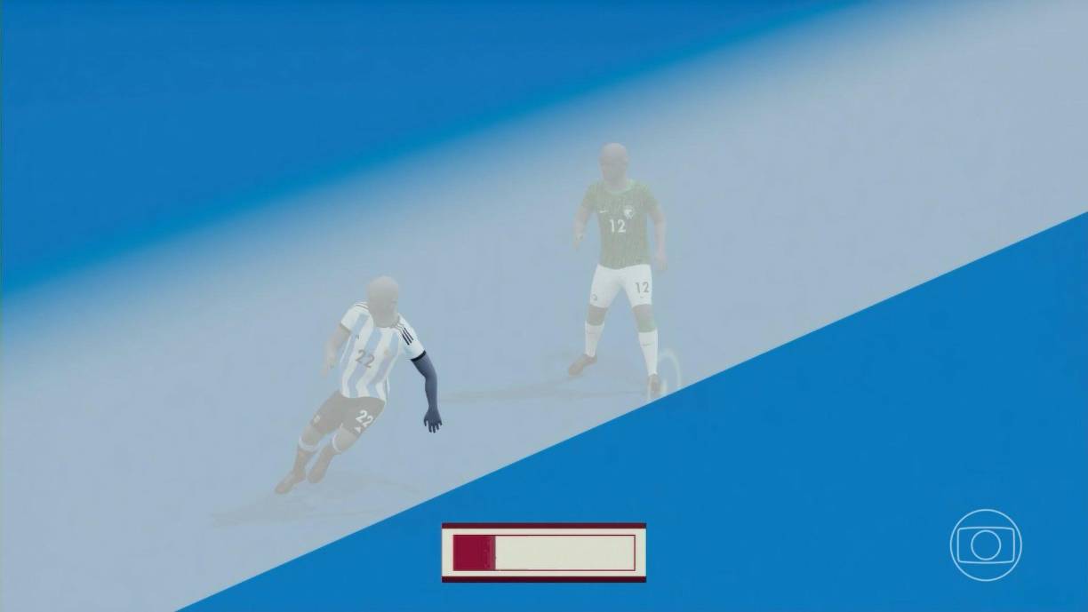 Esta otra imagen del VAR demuestra que había hasta dudas con el primer jugador.