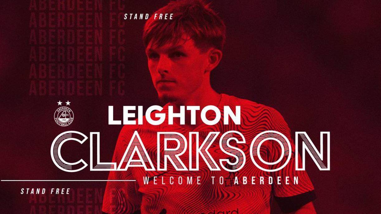 OFICIAL: El joven centrocampista Leighton Clarkson es nuevo jugador del Aberdeen FC de Escocia, llega cedido a préstamo procedente del Liverpool.