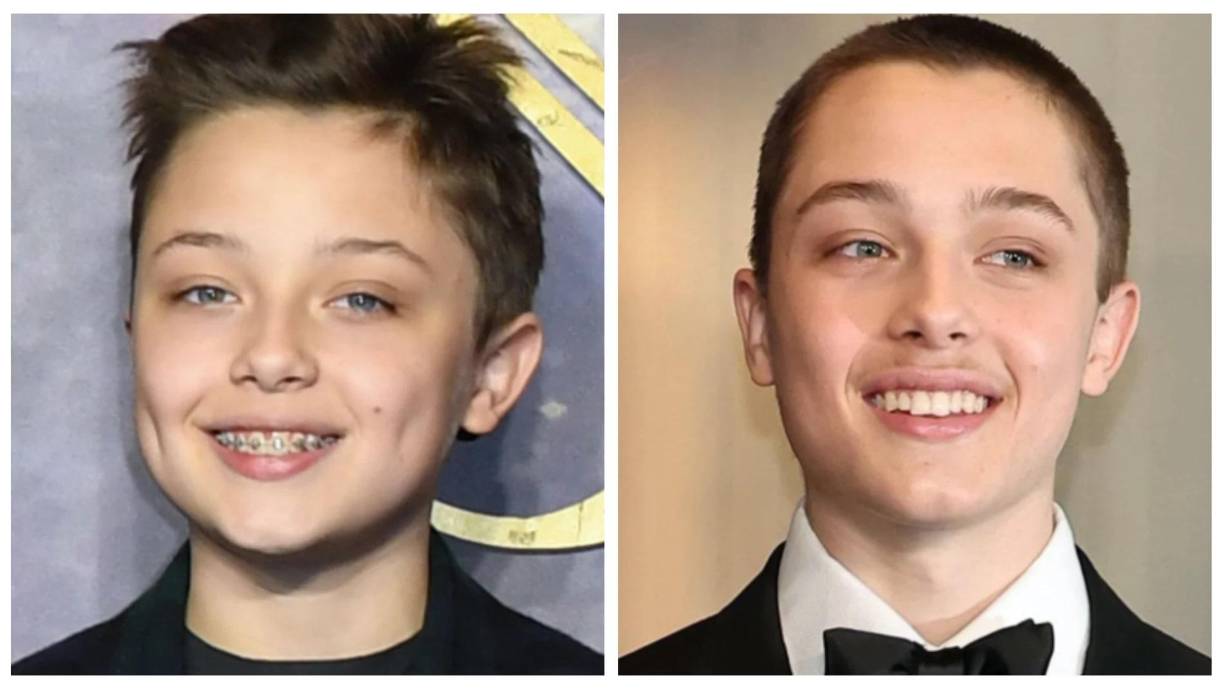 El cambio físico de Knox es bastante notable, pues se ha convertido en un adolescente que ha impresionado con su carisma y elegancia.