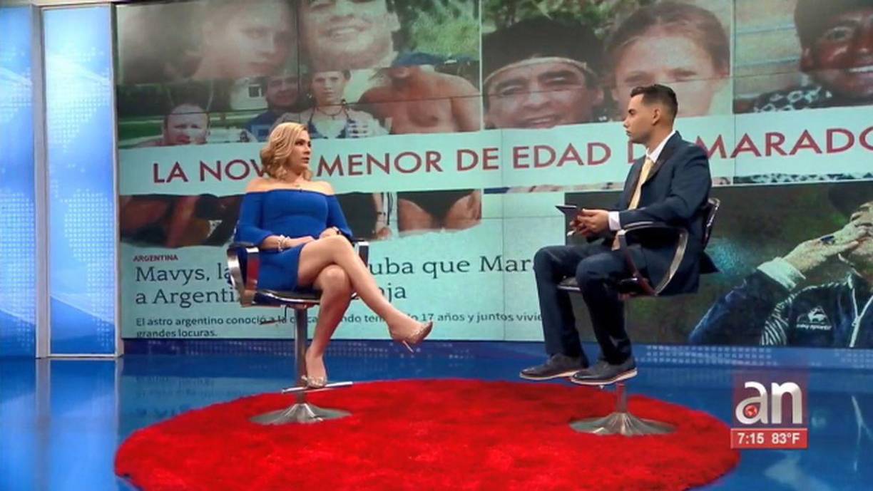 “Maradona insistió mucho...Todos los días. Hasta que llegó un punto en que sí, lo probé con tal de que me dejara tranquila”, declaró Mavys al confesar cómo fue Diego la metió al mundo de las drogas.