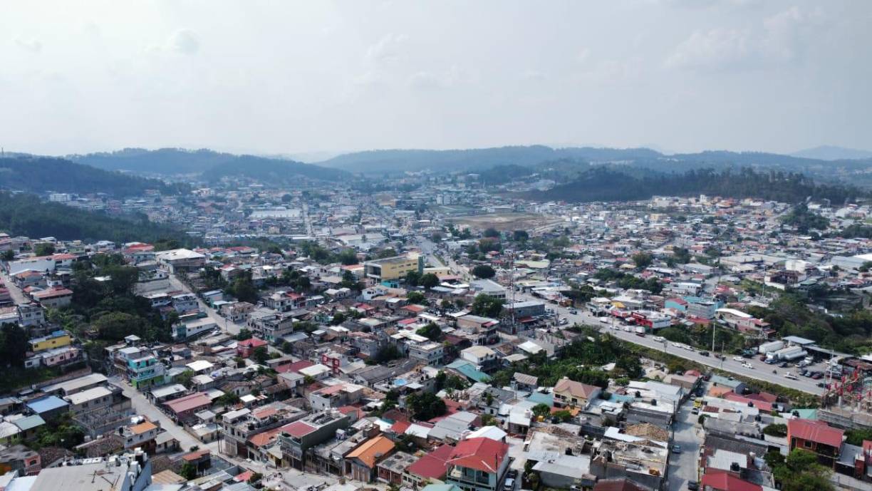 El cielo copaneco luce contaminado. 