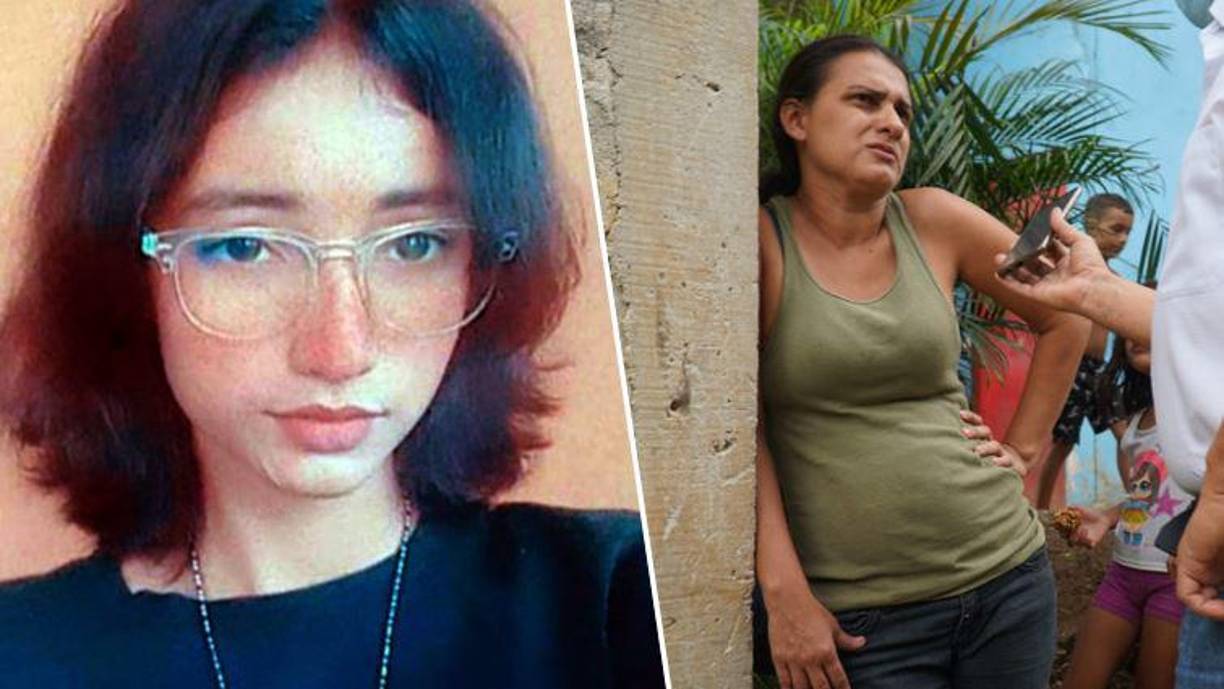 Una semana de sufrimiento lleva Linoska Sujey Delgado porque no sabe nada de su hija desde que fue a dejarla al instituto Centro Técnico Hondureño Alemán (CTHA).