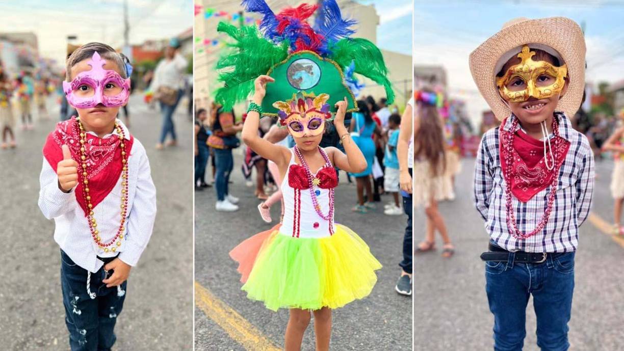 Escolares calientan el ambiente del Gran Carnaval 2022 de La Ceiba