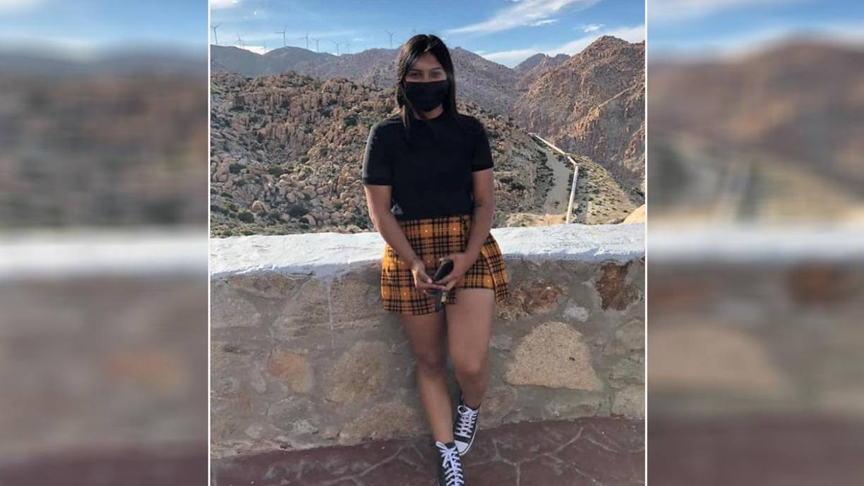 Además vestía ropa casual y zapatos deportivos. Viajaba sola y llevaba varios artículos personales como ropa y zapatos en los asientos traseros.