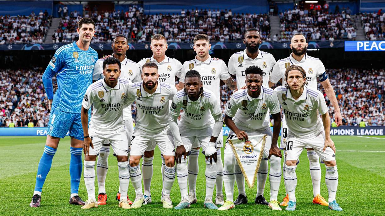 Este fue el 11 titular del Real Madrid que mandó a la cancha Ancelotti para la batalla ante Manchester City.