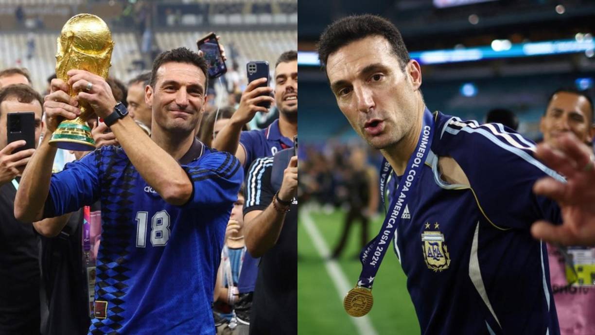 “Las cábalas hay que cumplirlas”: Contó Scaloni recientemente sobre la camisas que usó en los festejos de la Copa América