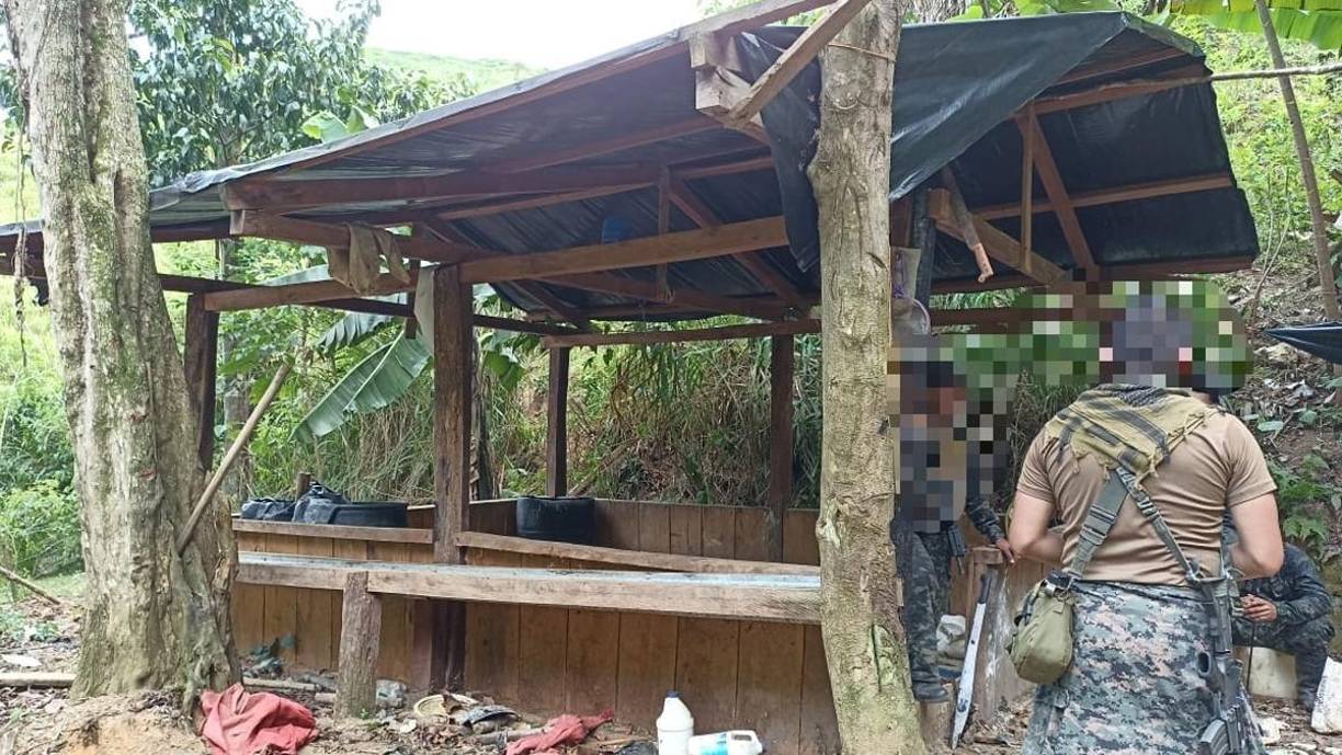 También los militares encontraron dos narcolaboratorios.