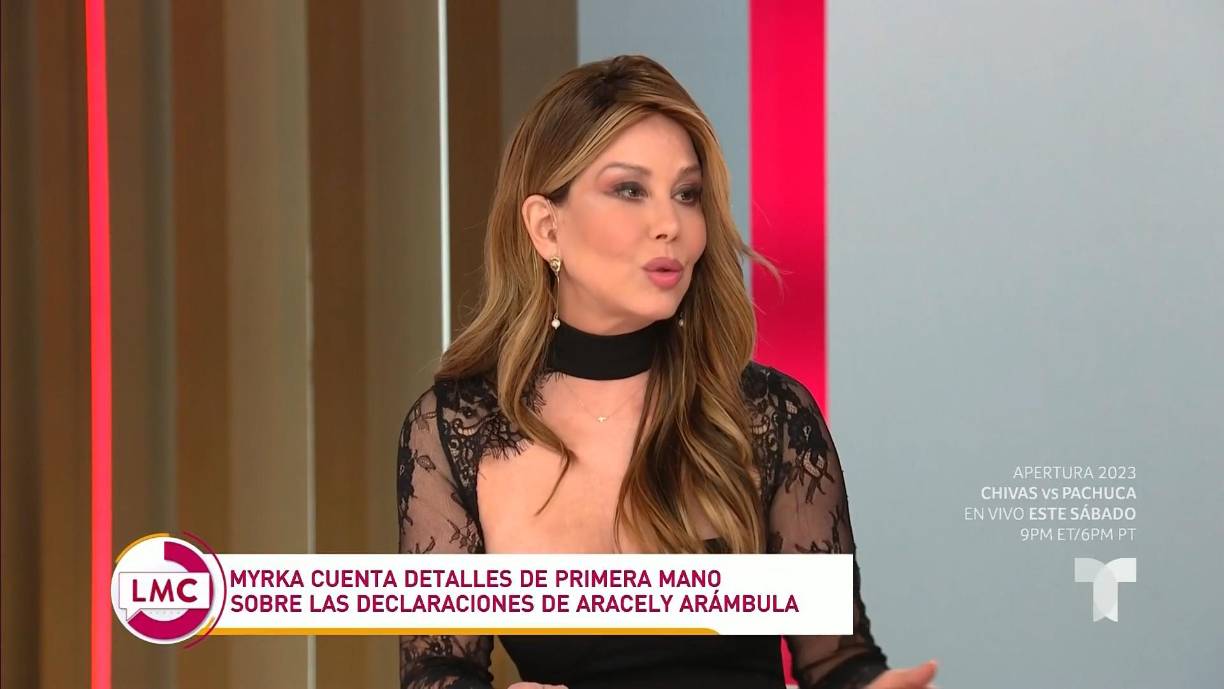 “Bueno mira, en esto te puedo asegurar que Luis Miguel ama a sus hijos, que quiere ver a sus hijos, ya que él siempre ha anhelado tener una familia y compartir con ellos. Es lo que siempre él ha querido y si se dan cuenta él tiene una relación muy estrecha con su hija Michelle (Salas), ella estuvo recientemente en un concierto en Las Vegas, se ven muy amorosos juntos”, comenzó diciendo Myrka Dellanos en el programa “La Mesa Caliente”.