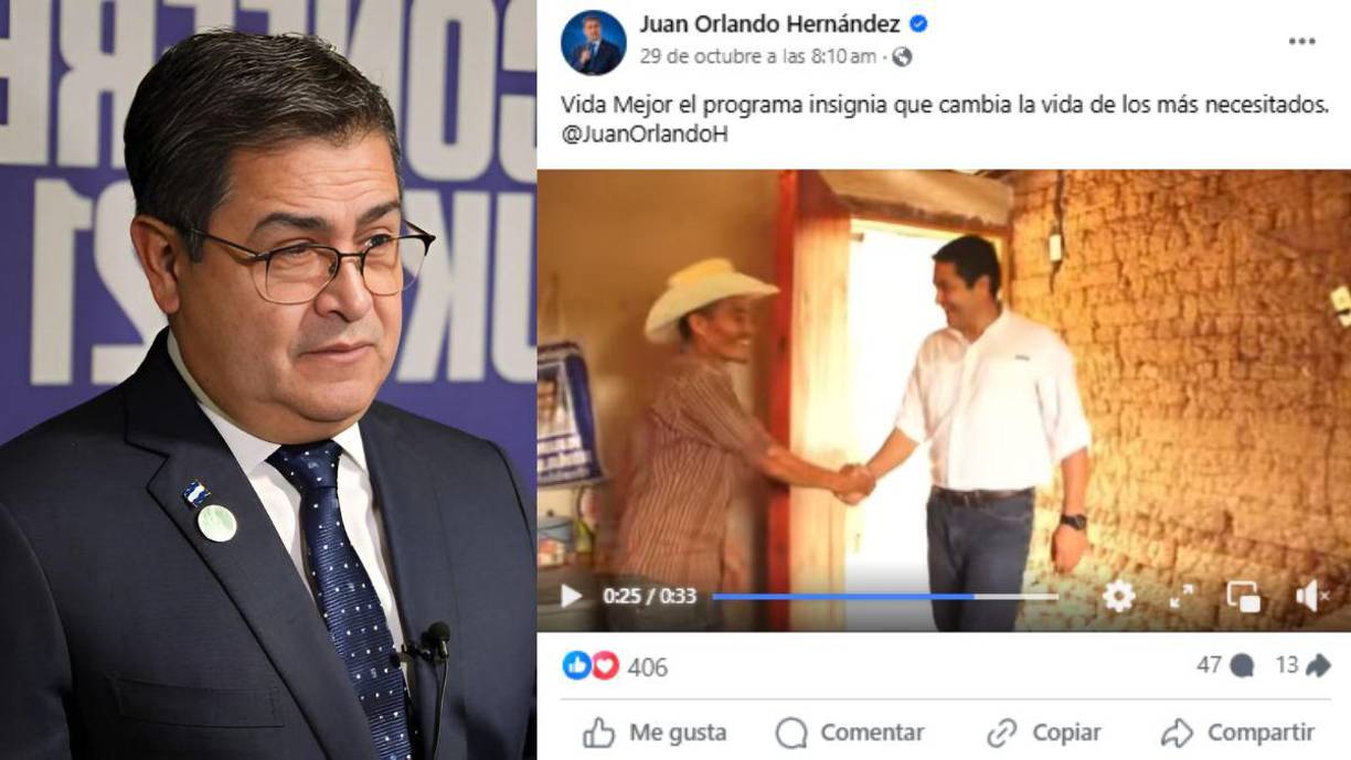 El expresidente Juan Orlando Hernández, sentenciado por narcotráfico en Nueva York, ha reaparecido en redes sociales.