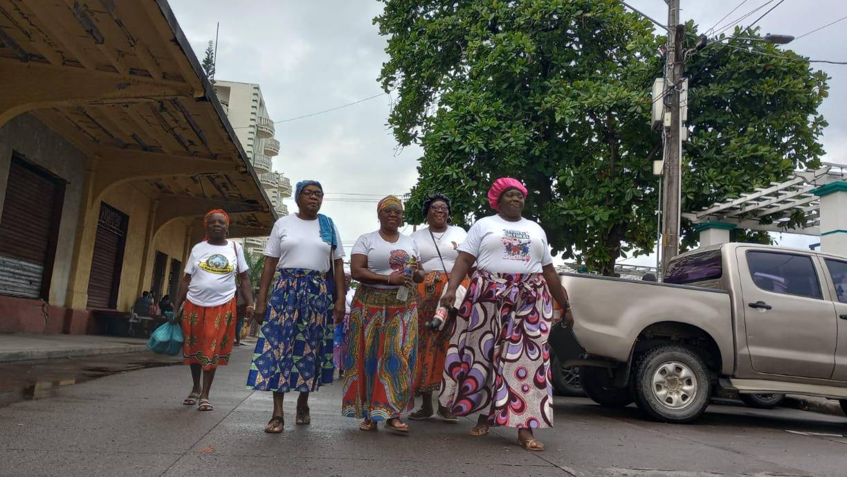 Gran parte de la comunidad garífuna en La Ceiba se unió a la conmemoración de los 227 años de presencia en Honduras. 