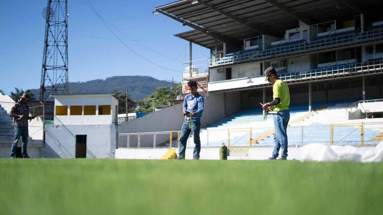 El recinto sampedrano se encuentra en la recta final de la instalación de la nueva gama híbrida y aquí te mostramos las imágenes de los avances.