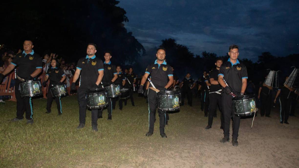 La banda más querida y esperada por los sampedranos sin duda es la del Instituto José Trinidad Reyes, la cual cuenta con aproximadamente 140 integrantes.