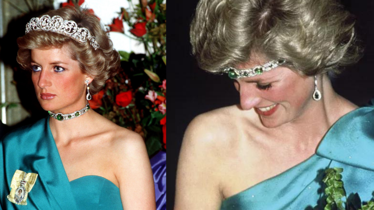 L a joya era una de las favoritas de Lady Di, y en una ocasión la lució como una tiara. 