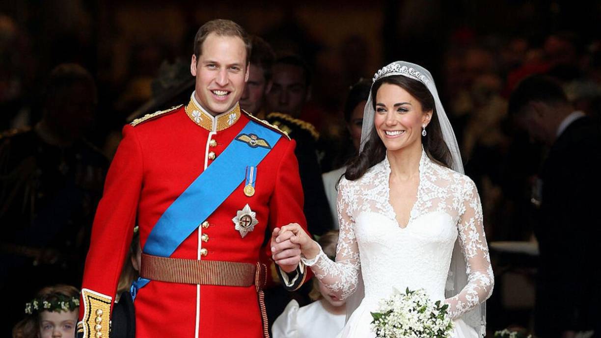 29 de abril de 2011: su nieto William, segundo en la línea sucesoria, se casa con Kate Middleton.