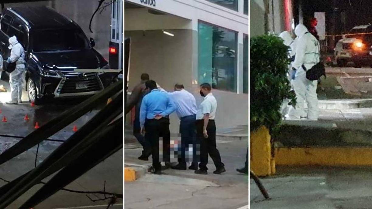 El hecho se registró hacia las 02.00 hora local (08.00 GMT) en la salida del aparcamiento del edificio Torre Morazán, a orillas de un bulevar de la capital hondureña.