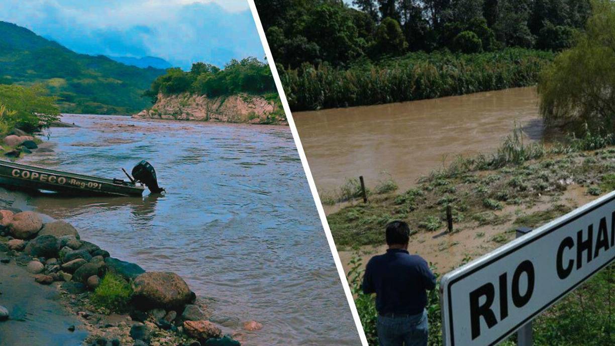 Honduras tiene un sistema hidrográfico bastante extenso, con aproximadamente 19 ríos principales que recorren el territorio de manera significativa, y cientos de ríos y riachuelos secundarios. Estos ríos drenan en dos vertientes principales: La del Caribe y la del Pacífico. A continuación los más grandes.