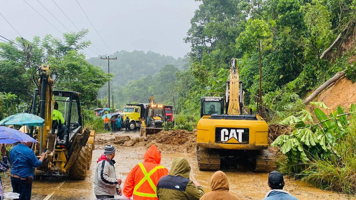 La zona norte, noroccidente e insular son las más afectadas por el ingreso del frente frío a territorio hondureño.