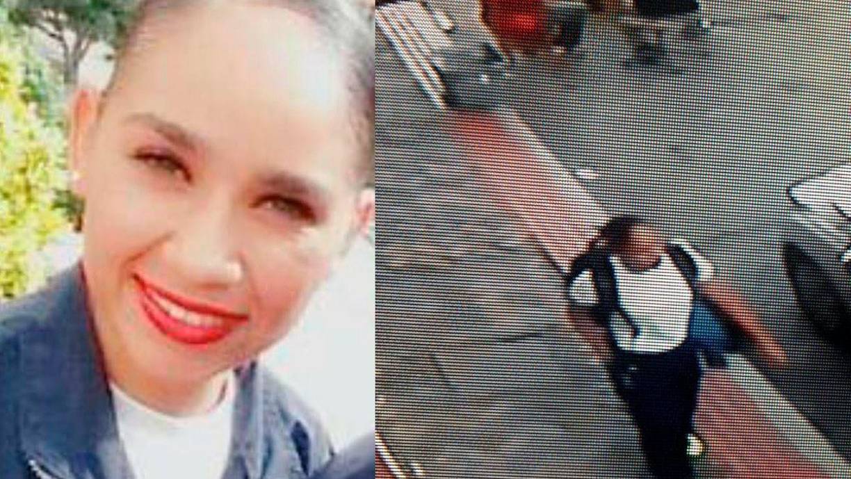 La salida del hotel de la cadete fue filmada por una cámara de seguridad.