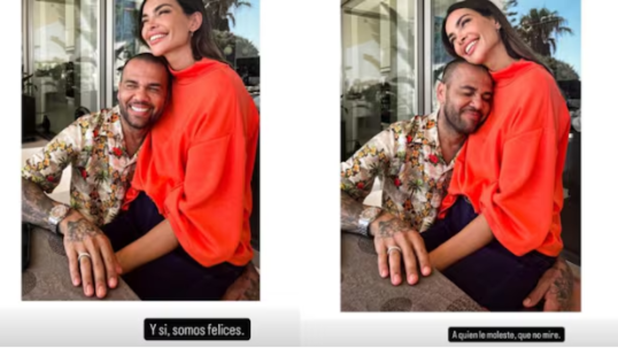  “Sí, somos felices, y a quien le molesta que no mire”, añadió en Instagram, dejando claro su relación con el exjugador del Barcelona.