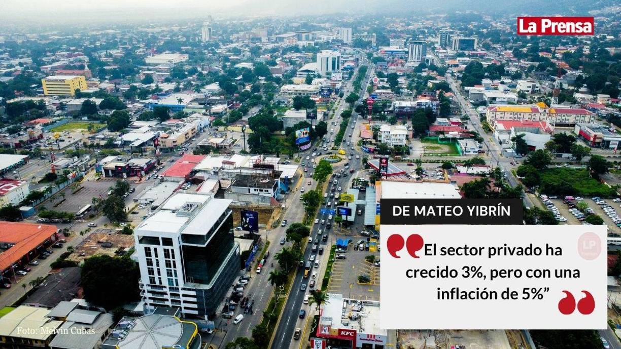 Crece, pero no como debería. Eso ha dicho el líder empresarial de la economía hondureña afectada por una inflación mayor que el crecimiento del sector privado.